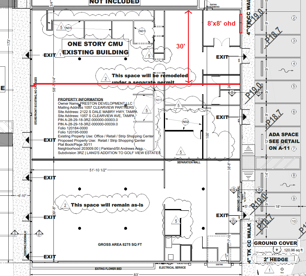 2122 S Dale Mabry Hwy, Tampa, FL for lease Floor Plan- Image 1 of 4