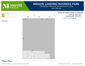 1250 Imeson Park Blvd, Jacksonville, FL for lease Floor Plan- Image 1 of 1