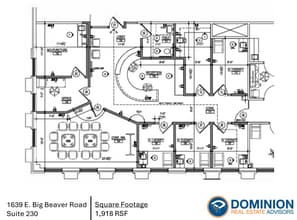 1639 E Big Beaver Rd, Troy, MI for lease Interior Photo- Image 2 of 2