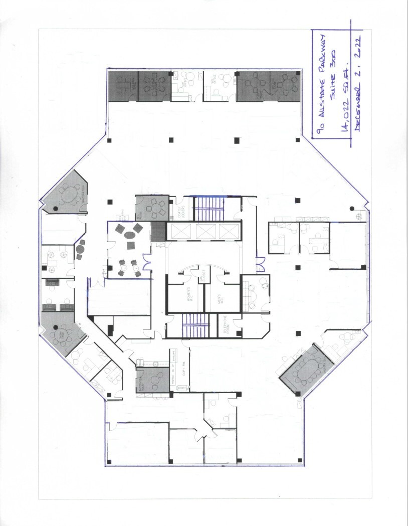 90 Allstate Pky, Markham, ON for lease Floor Plan- Image 1 of 1