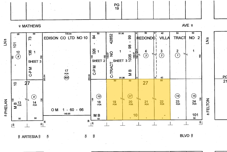 2515 Artesia Blvd, Redondo Beach, CA for lease - Plat Map - Image 2 of 12