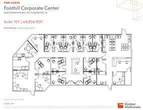 5820 Stoneridge Mall Rd, Pleasanton, CA for lease Floor Plan- Image 2 of 2