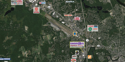 100 Nashua Mall, Nashua, NH - aerial  map view - Image1