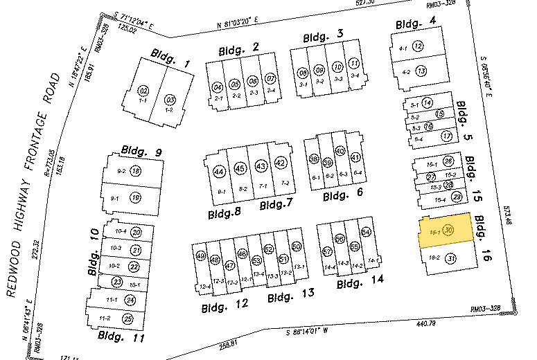 4324 Redwood Hwy, San Rafael, CA for lease - Plat Map - Image 3 of 3