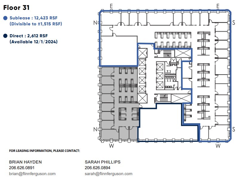 1301 5th Ave, Seattle, WA for lease Floor Plan- Image 1 of 1