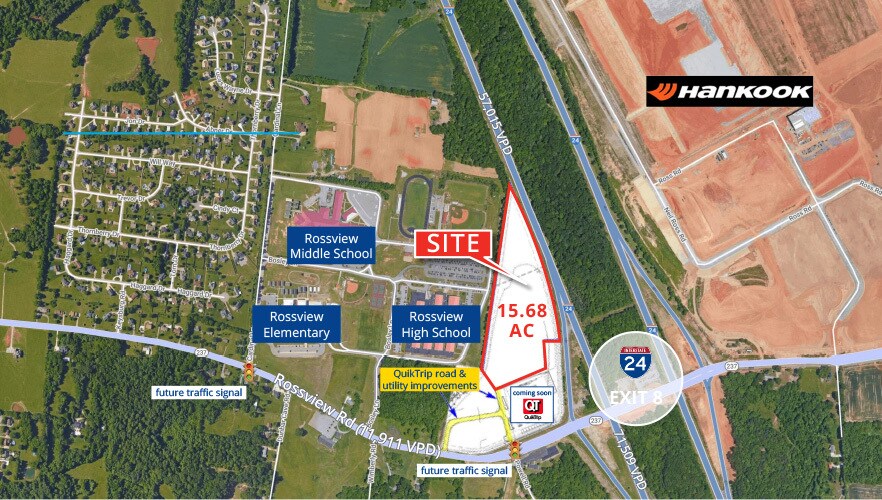 Hankook, Clarksville, TN for sale Aerial- Image 1 of 1