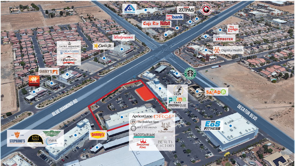 5025 Blue Diamond Rd, Las Vegas, NV for lease - Aerial - Image 3 of 10