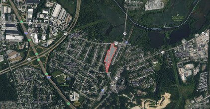 Nursery Road, Linthicum Heights, MD - aerial  map view