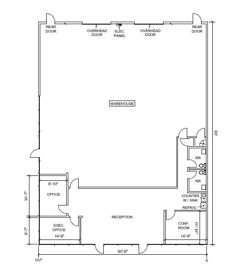 2301-2337 Gravel Dr, Fort Worth, TX for lease Floor Plan- Image 1 of 1