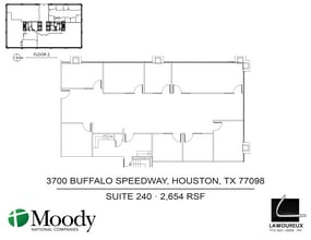 3700 Buffalo Speedway, Houston, TX for lease Floor Plan- Image 1 of 1