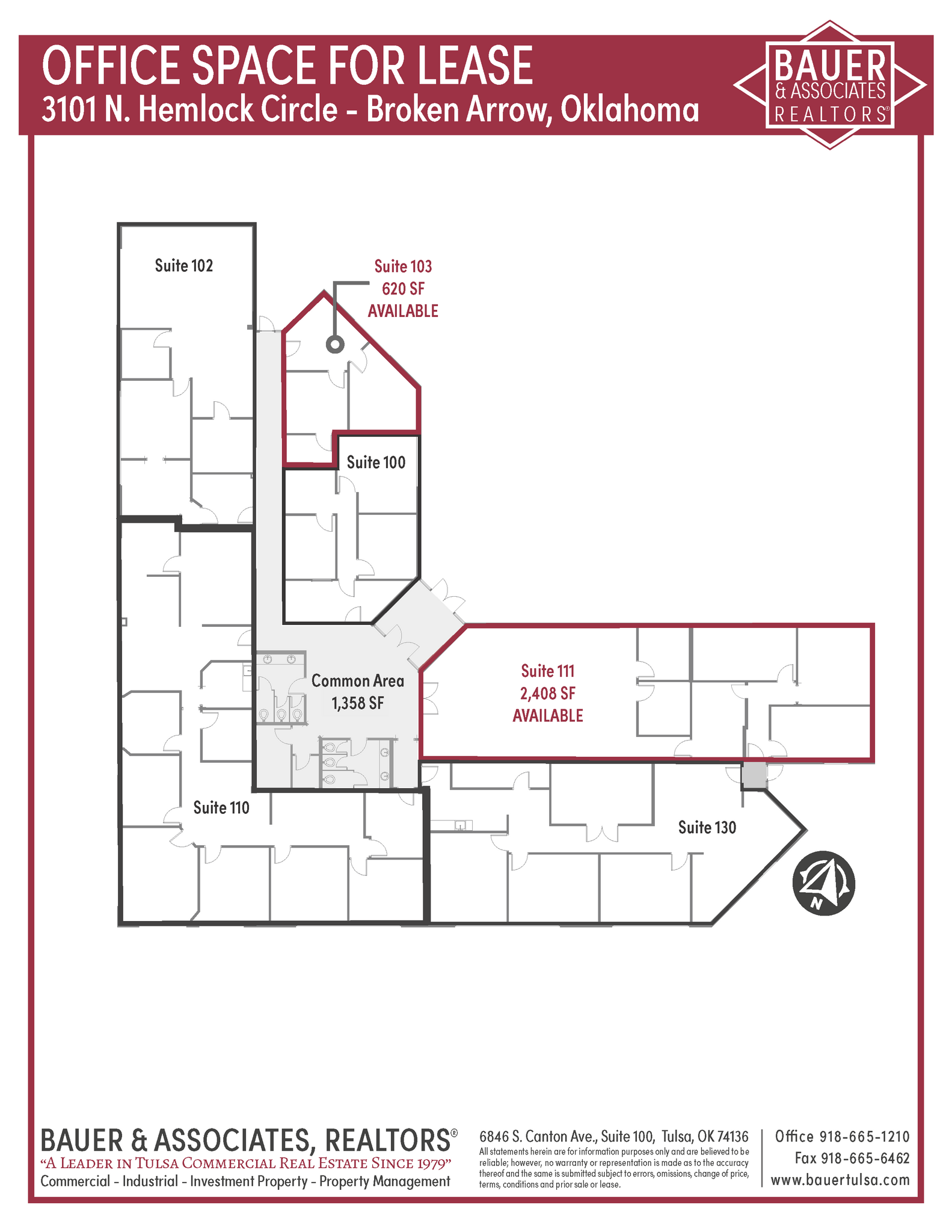 3101 N Hemlock Cir, Broken Arrow, OK for lease Site Plan- Image 1 of 1