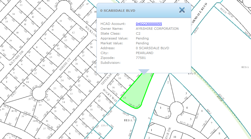 Scarsdale & Bogey Way, Pearland, TX for sale - Building Photo - Image 1 of 1