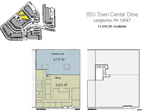 800 Town Center Dr, Langhorne, PA for lease Floor Plan- Image 1 of 1