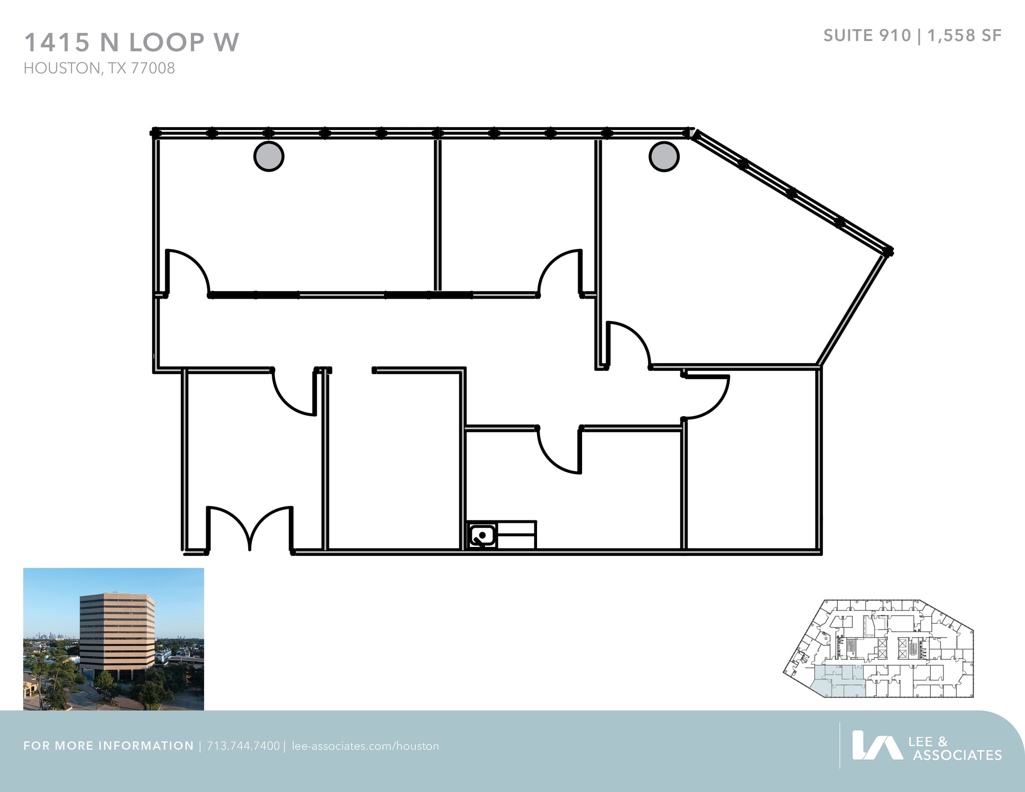 1415 North Loop W, Houston, TX for lease Floor Plan- Image 1 of 1