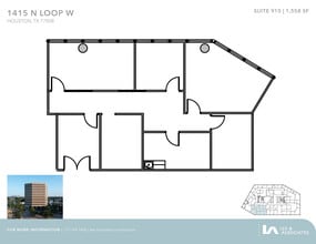 1415 North Loop W, Houston, TX for lease Floor Plan- Image 1 of 1