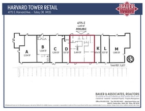 4775 S Harvard Ave, Tulsa, OK for lease Site Plan- Image 1 of 1