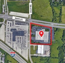 N88 W13901 Main St, Menomonee Falls, WI - AERIAL  map view