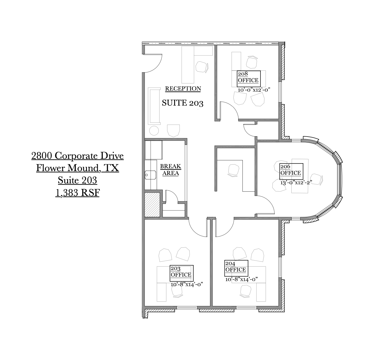 2800 Corporate Dr, Flower Mound, TX for lease Floor Plan- Image 1 of 1