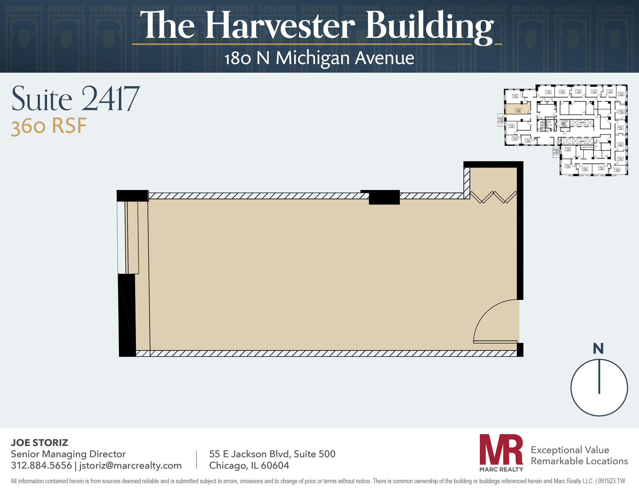 180 N Michigan Ave, Chicago, IL for lease Floor Plan- Image 1 of 1