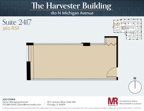 180 N Michigan Ave, Chicago, IL for lease Floor Plan- Image 1 of 1