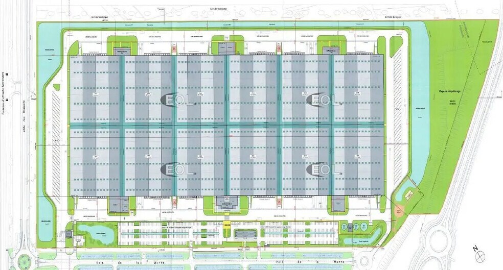 Industrial in Dourges for lease - Site Plan - Image 3 of 3
