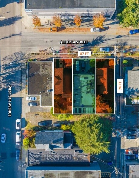 2128-2138 Alberta St, Vancouver, BC for sale - Aerial - Image 2 of 4