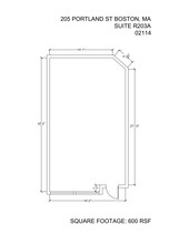 205 Portland St, Boston, MA for lease Site Plan- Image 1 of 1