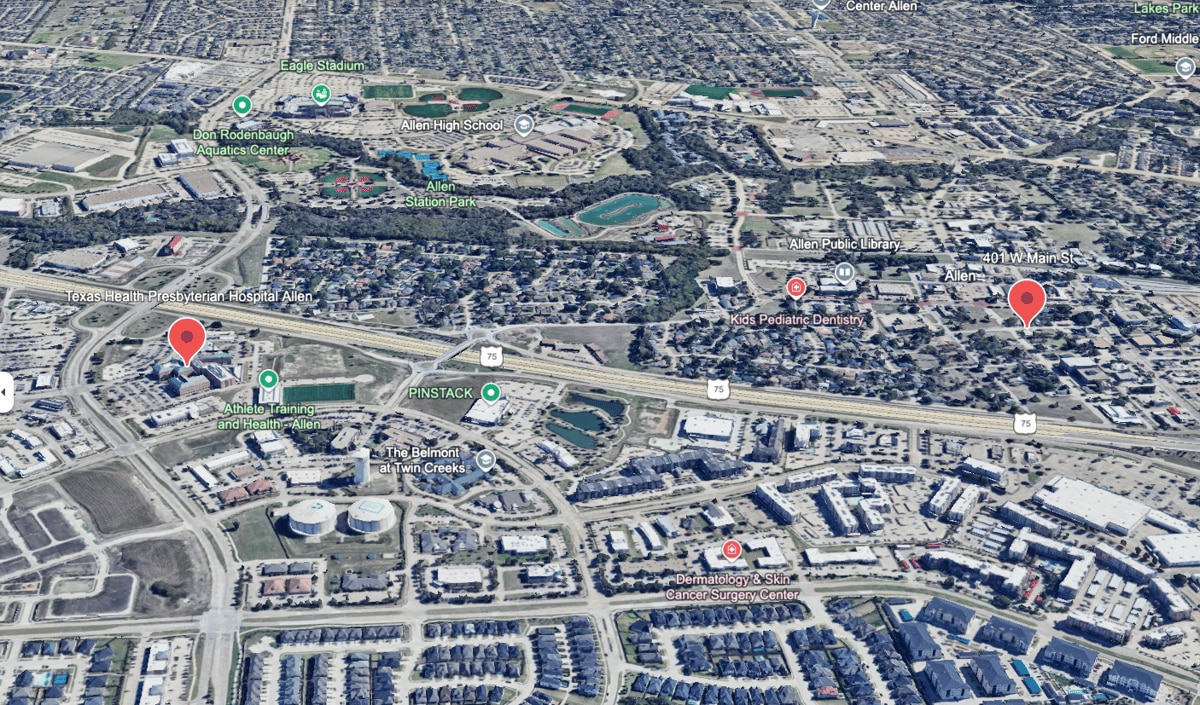 401 W Main St, Allen, TX for sale Aerial- Image 1 of 1