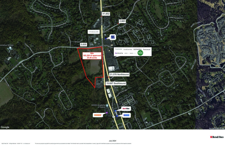 Route 202 & Ridge Rd, Concordville, PA for lease - Aerial - Image 2 of 3