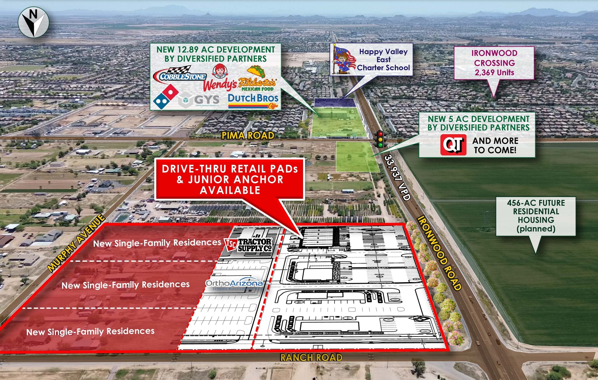 SEC Ironwood Rd & Ranch Rd, San Tan Valley, AZ for lease Building Photo- Image 1 of 2