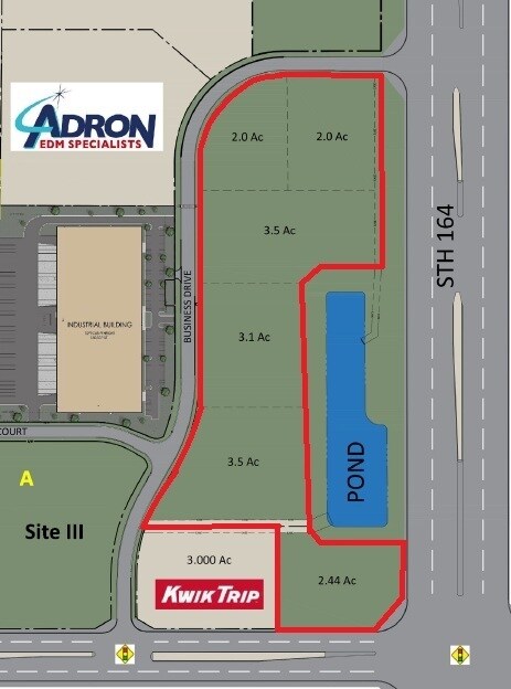 NW Lisbon Rd, Sussex, WI for sale Site Plan- Image 1 of 5