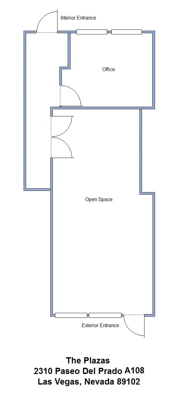 2310 Paseo Del Prado, Las Vegas, NV for lease Floor Plan- Image 1 of 1