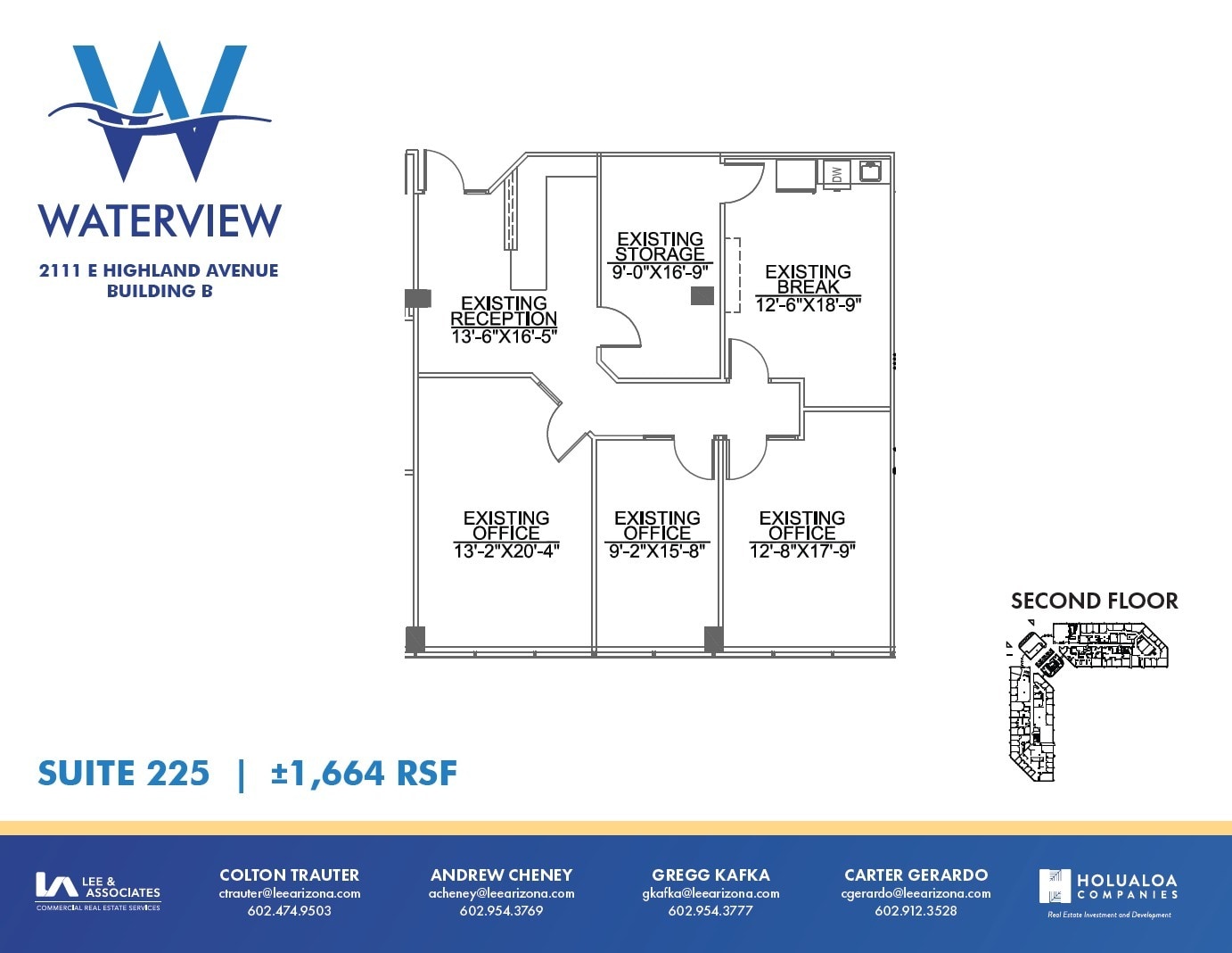2111 E Highland Ave, Phoenix, AZ for lease Floor Plan- Image 1 of 1