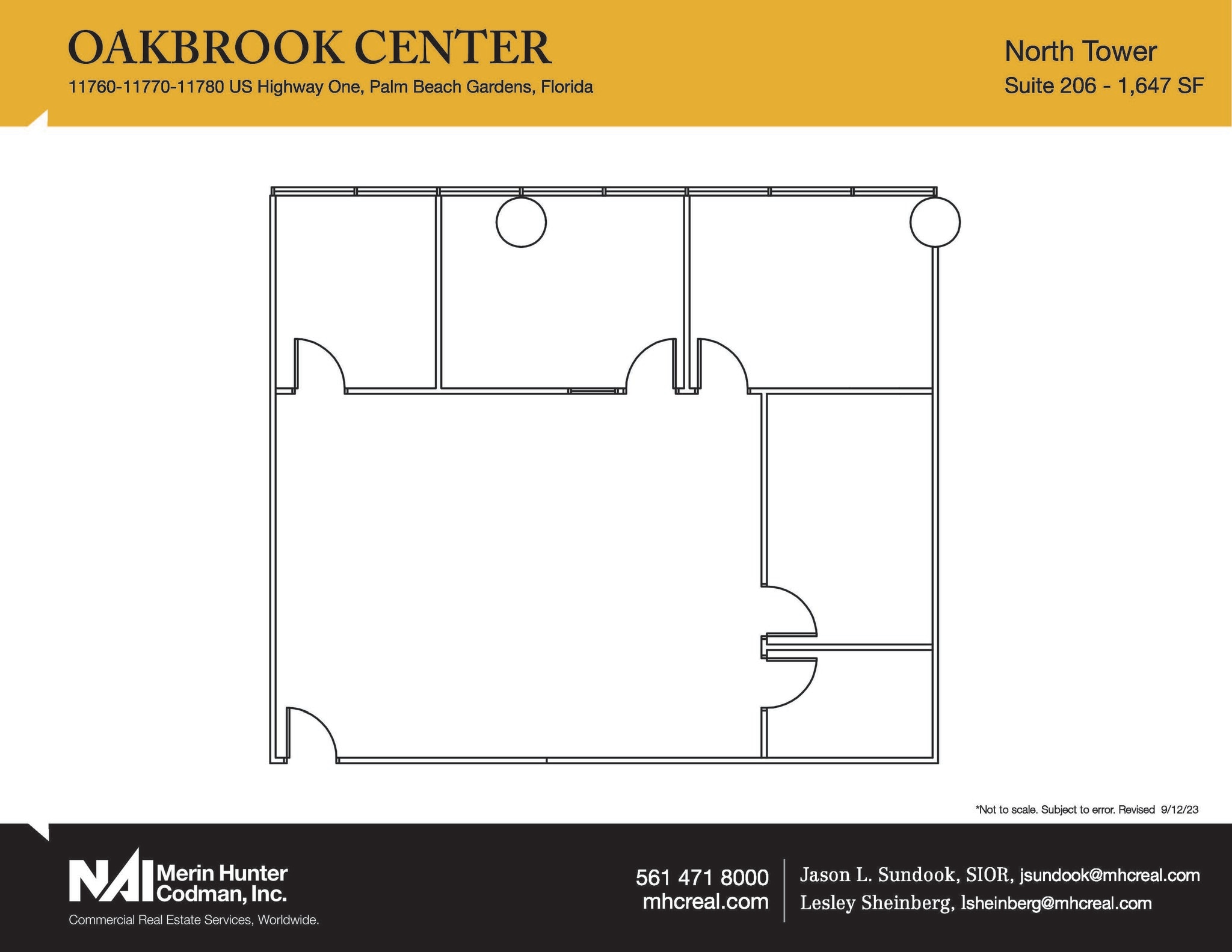 11780 US Highway 1, Palm Beach Gardens, FL for lease Floor Plan- Image 1 of 9