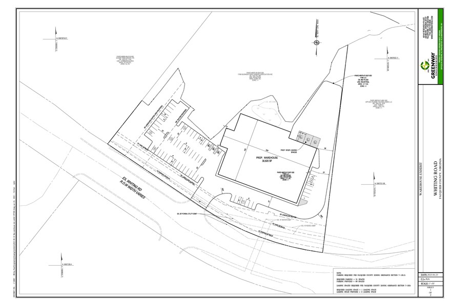 Lot 5 - 17/66 Business park, Marshall, VA for lease - Aerial - Image 2 of 4