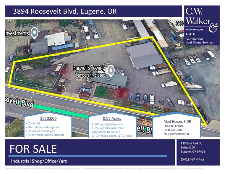 3894 Roosevelt Blvd, Eugene, OR for sale - Building Photo - Image 1 of 7