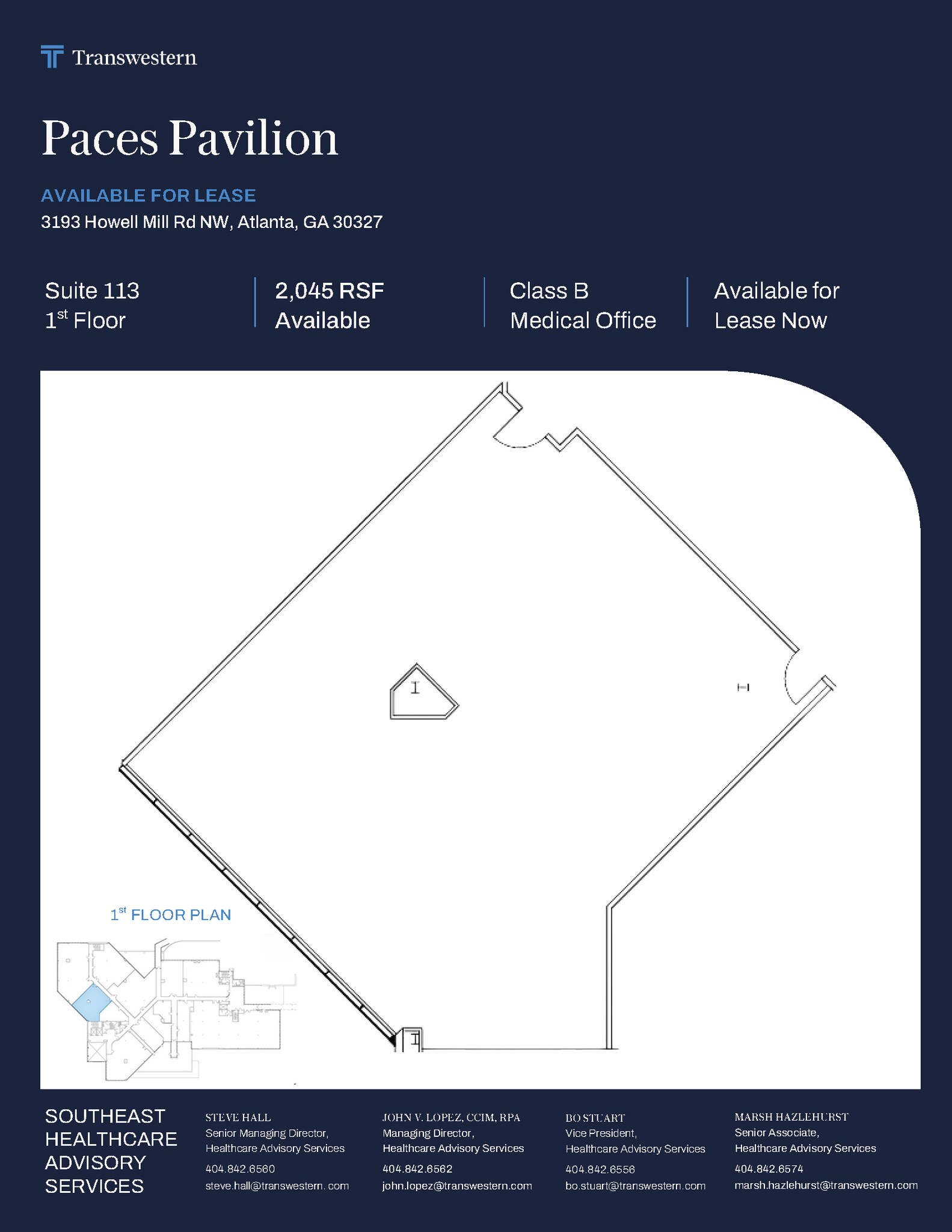 3193 Howell Mill Rd NW, Atlanta, GA for lease Floor Plan- Image 1 of 1