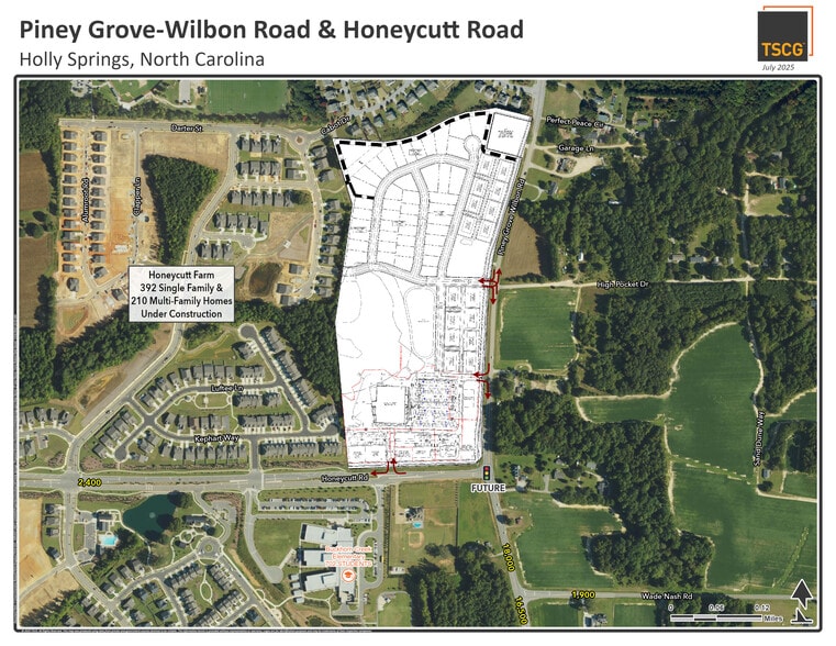 1100 Piney Grove Wilbon Rd, Holly Springs, NC for lease - Building Photo - Image 2 of 3