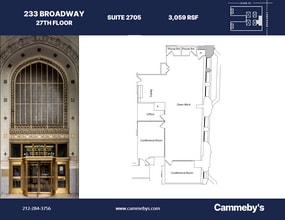 233 broadway, New York, NY for lease Floor Plan- Image 1 of 1