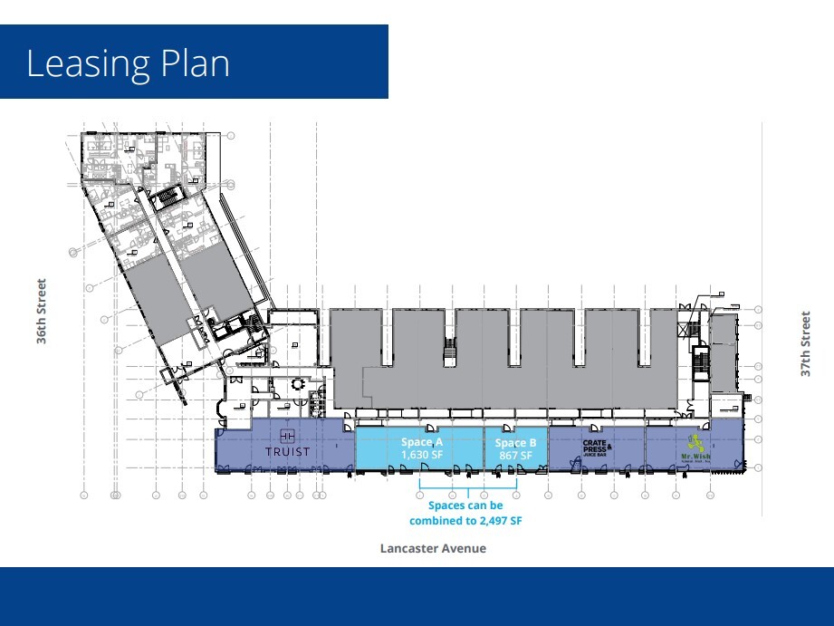 3600 Lancaster Ave, Philadelphia, PA for lease Floor Plan- Image 1 of 1