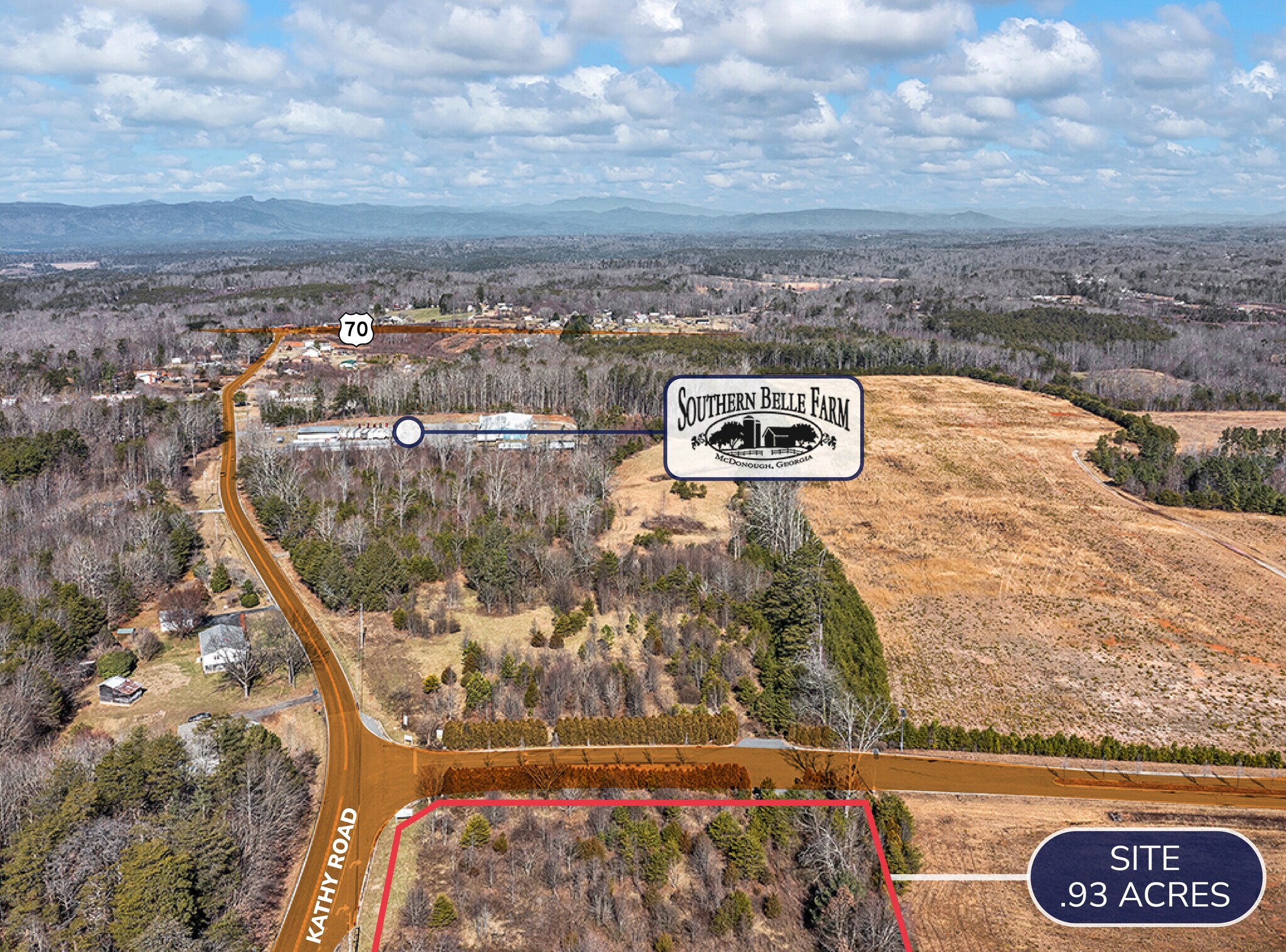 0 Kathy Rd, Morganton, NC for lease Aerial- Image 1 of 2