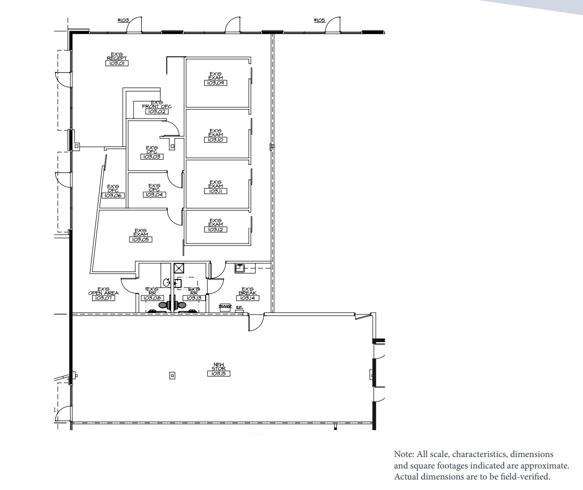 3345 S Val Vista Dr, Gilbert, AZ for lease Floor Plan- Image 1 of 1