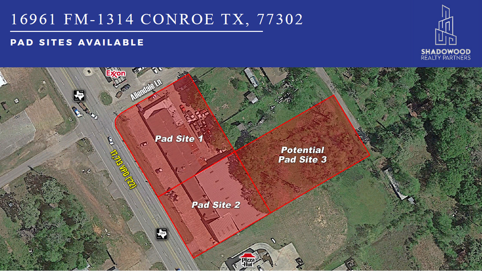 16961 FM 1314, Conroe, TX for lease - Site Plan - Image 1 of 5