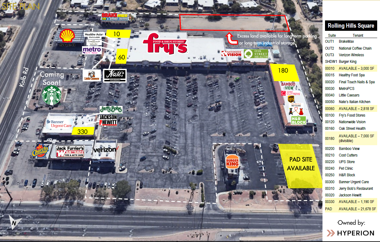 7000 E Golf Links Rd, Tucson, AZ for lease Site Plan- Image 1 of 2