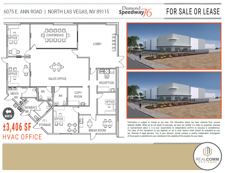 6075 E Ann Rd, Las Vegas, NV for lease - Building Photo - Image 3 of 4