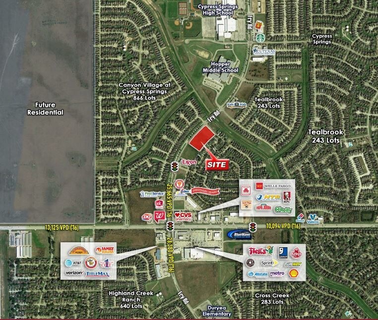Fry Rd & Sanderling Rd, Cypress, TX for sale Building Photo- Image 1 of 1