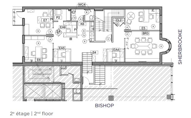 1428-1430 Rue Sherbrooke O O, Montréal, QC for lease Floor Plan- Image 1 of 1