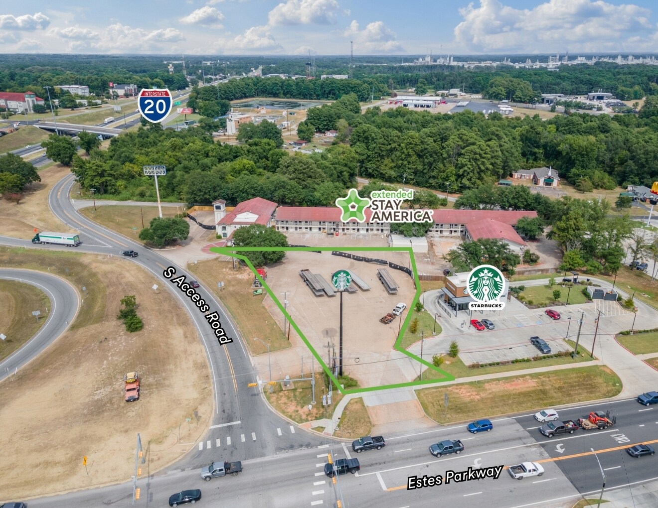 500 I-20 N Access rd, Longview, TX for sale Aerial- Image 1 of 15