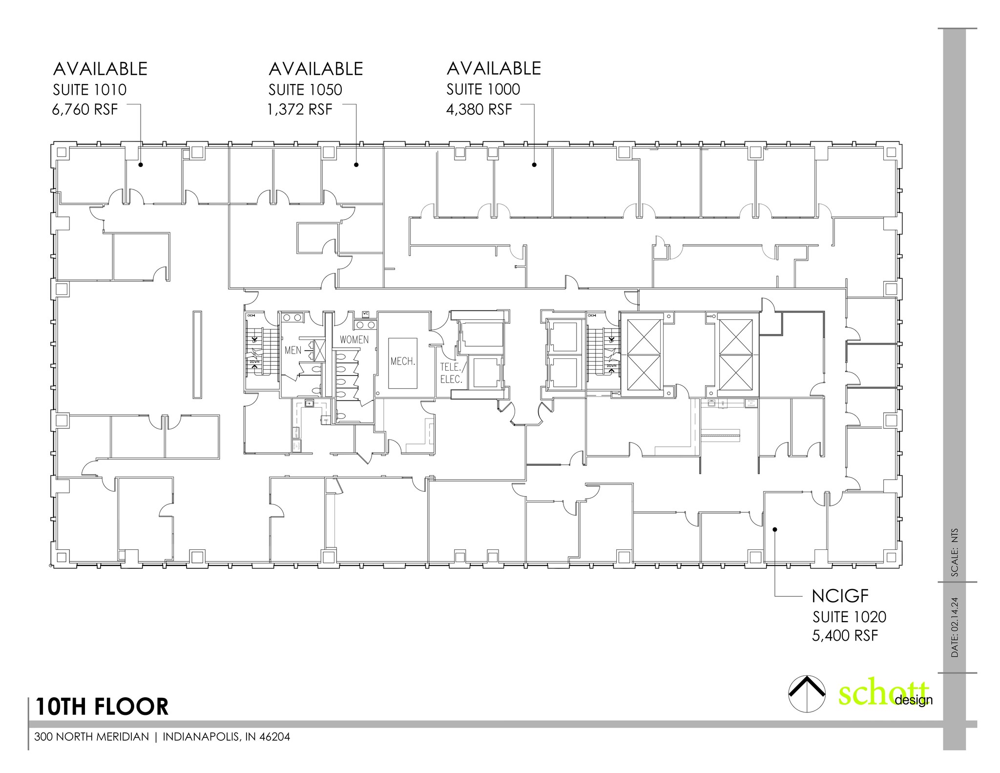 300 N Meridian St, Indianapolis, IN for lease Site Plan- Image 1 of 1