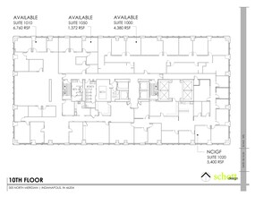 300 N Meridian St, Indianapolis, IN for lease Site Plan- Image 1 of 1